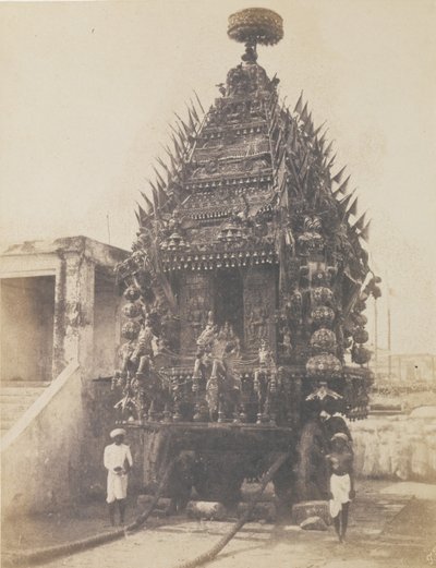 Juggernaut Car, Madras, 1850s by Frederick Fiebig