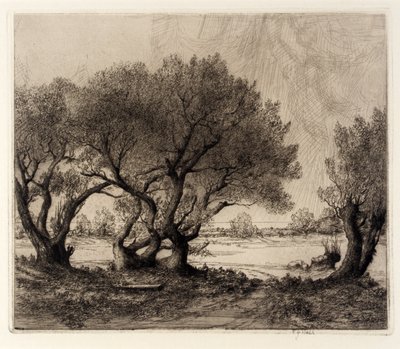 Old Willows by Frederick G. Hall