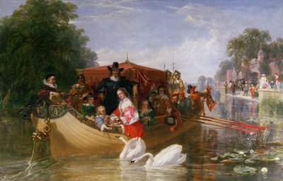The Happier Days of Charles I by Frederick Goodall