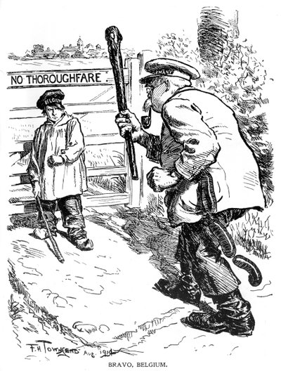 Bravo, Belgium, 1914, 1920 by Frederick Henry Townsend
