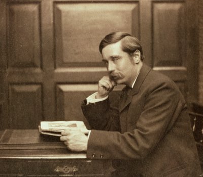 HG Wells, British author by Frederick Hollyer