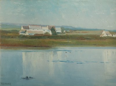 At Marazion - Riverside Farm by Frederick Milner