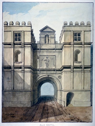 Aldgate, London by Frederick Nash