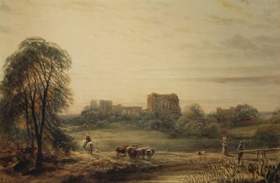 Glastonbury Abbey by Frederick Nash