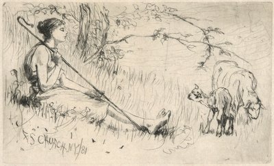 Shepherd Girl by Frederick Stuart Church