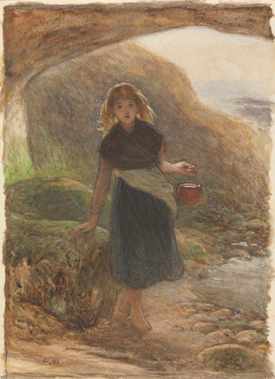 The Mussel Gatherer by Frederick Walker