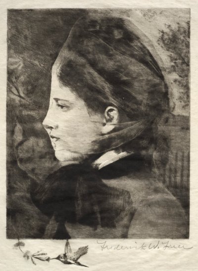 Head of a Woman by Frederick Warren Freer