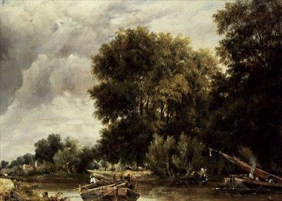 River Landscape by Frederick Waters Watts