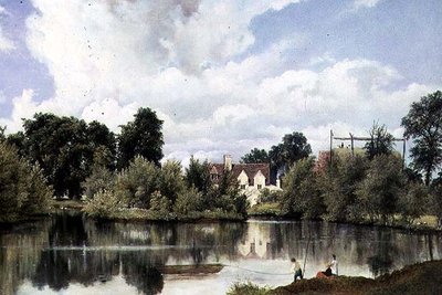 River Landscape, Suffolk by Frederick Waters Watts