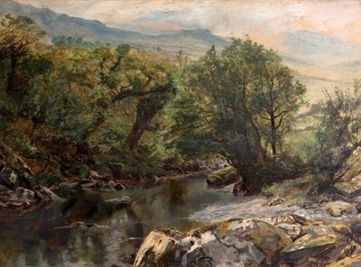 Pool in Colwyn, North Wales by Frederick William Hayes