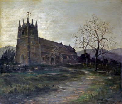 Old Oldham Church by Frederick William Jackson