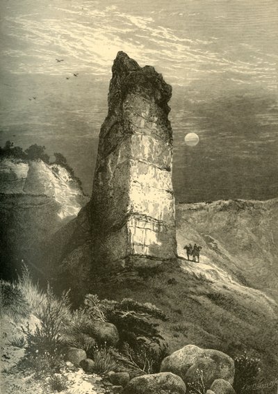 Monument Rock, Echo Canyon, 1874 by Frederick William Quartley
