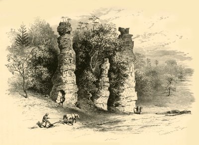 Natural Towers, 1872 by Frederick William Quartley