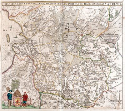 Map of Transylvania Province by Frederick de Wit