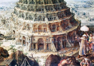 Tower of Babel (detail) by Frederick van Valkenborch