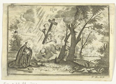 Saint with Vision of Christ by Frederik Bouttats (I)