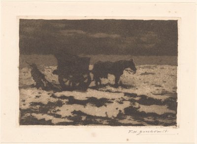 Shell Fisherman by Frederika Henriëtte Broeksmit (signed by artist)