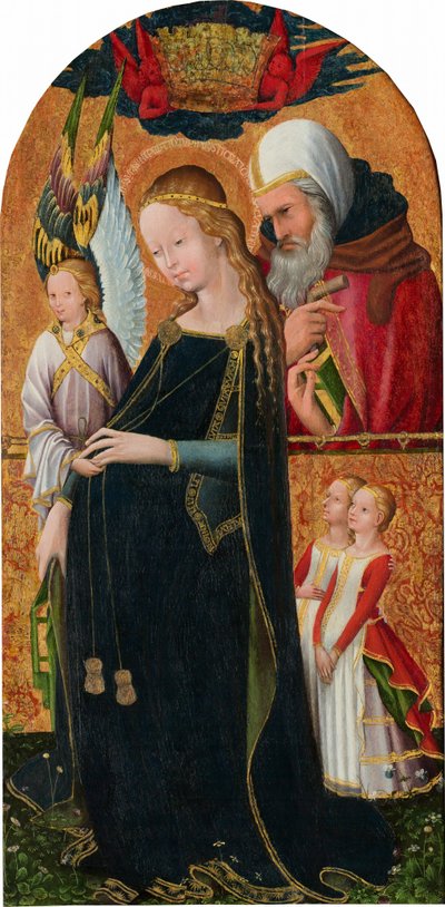 The Expectant Madonna with Saint Joseph by French 15th Century