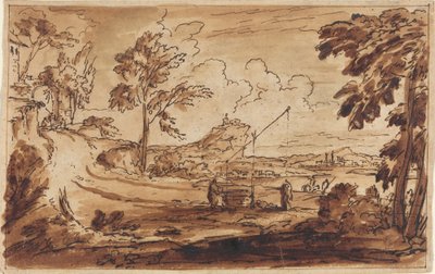 At the Dram Well by French 17th Century