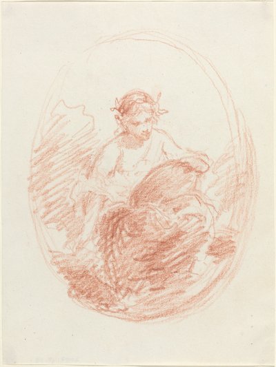 Allegorical Figure by French 19th Century