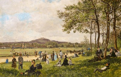 Race Course at Longchamps by French 19th Century