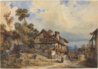 Rustic Landscape by French 19th Century