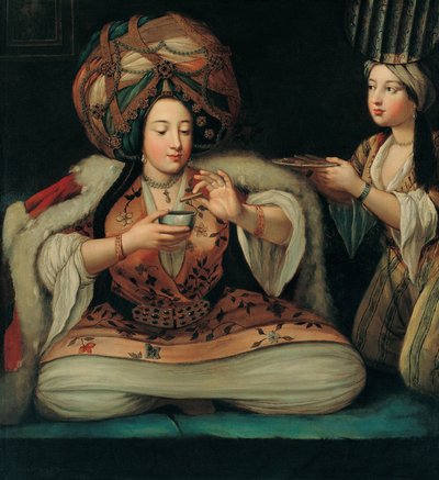 Enjoying Coffee, Early 18th century by French Master