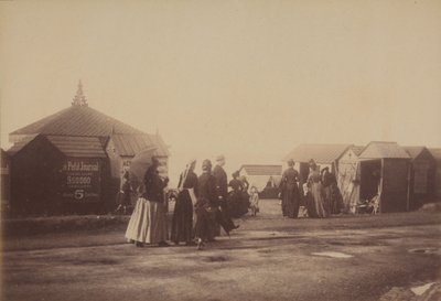 Bathing establishment at Villers-sur-Mer, Deauville, France by French Photographer