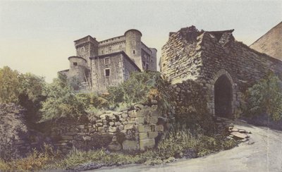 Chalmazelles, Castle by French Photographer