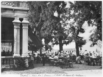 Hotel Restaurant at Kien an Doson, c.1920 by French Photographer