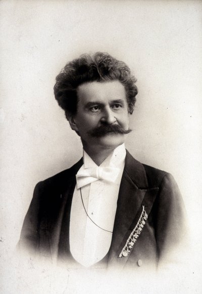 Johann II Strauss fils (1825-1899), Austrian composer by French Photographer