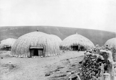 Kaffir Huts, South Africa by French Photographer