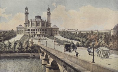 Paris, View of the Trocadero Palace by French Photographer