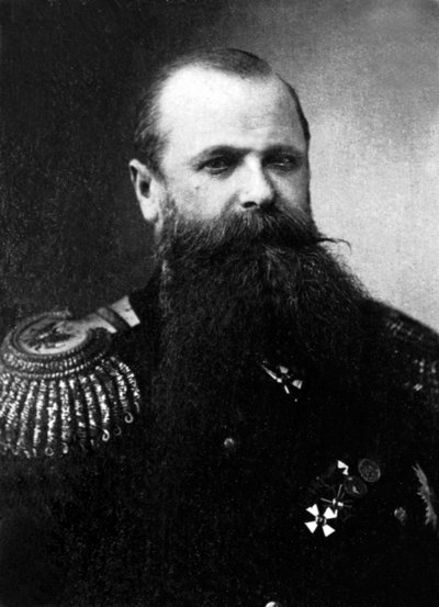 Portrait of Admiral Makharoff by French Photographer