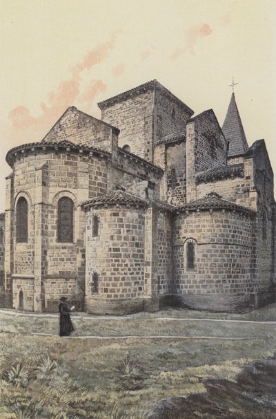 Saint-Desire, Church, Side of the Apse by French Photographer