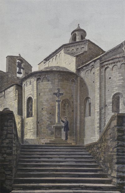 Saint-Martin-de-Londres, Church, SE View by French Photographer