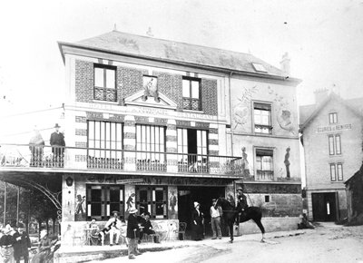 The Hotel Fournaise in Chatou, c.1880 by French Photographer