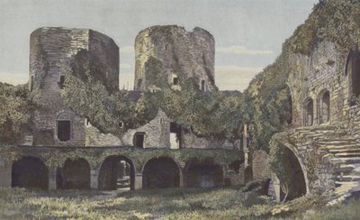 Villandraut, Castle, Courtyard Side by French Photographer