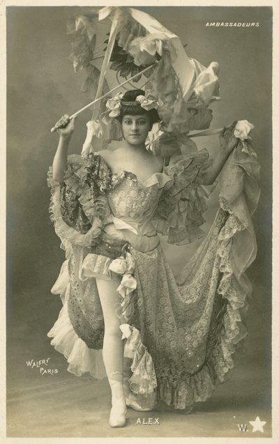 Woman in Elaborate Costume by French Photographer