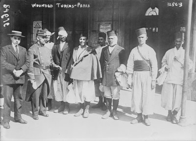 Wounded Turcos in Paris by French Photographer