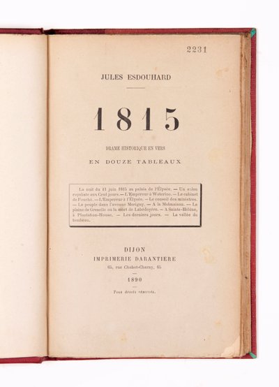 1815 by French School
