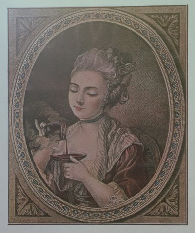 A Lady Drinking Chocolate by French School