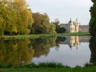 A view of the Chateau by French School