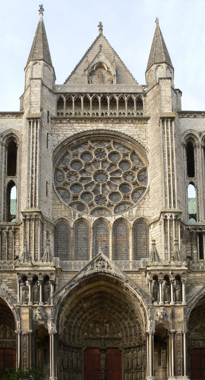 A View of the South Façade by French School