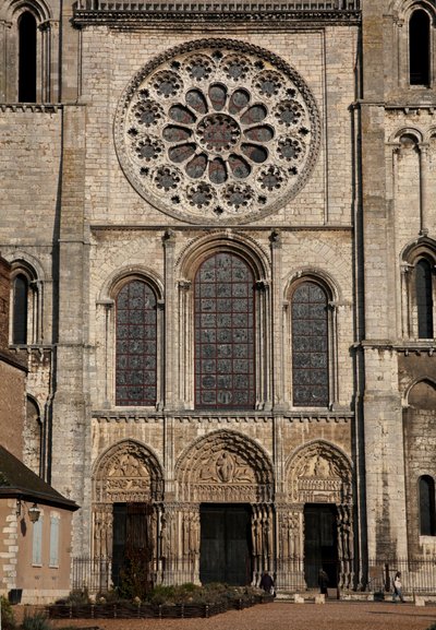 A View of the West Façade by French School