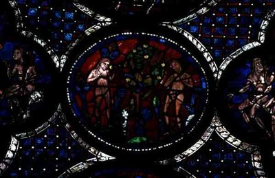 Adam and Eve by French School