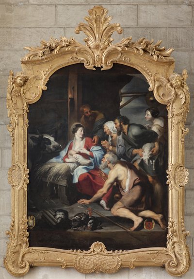 Adoration of the Shepherds by French School