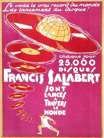 Advertisement for Francis Salabert Disques by French School