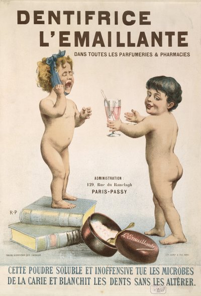Advertisement for LEmaillante Dentifrice, 1892 by French School