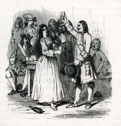 Affair of the Poisons (engraving) by French School